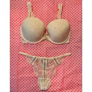 《RARE!》NEW Victoria's Secret Baby Beige La…